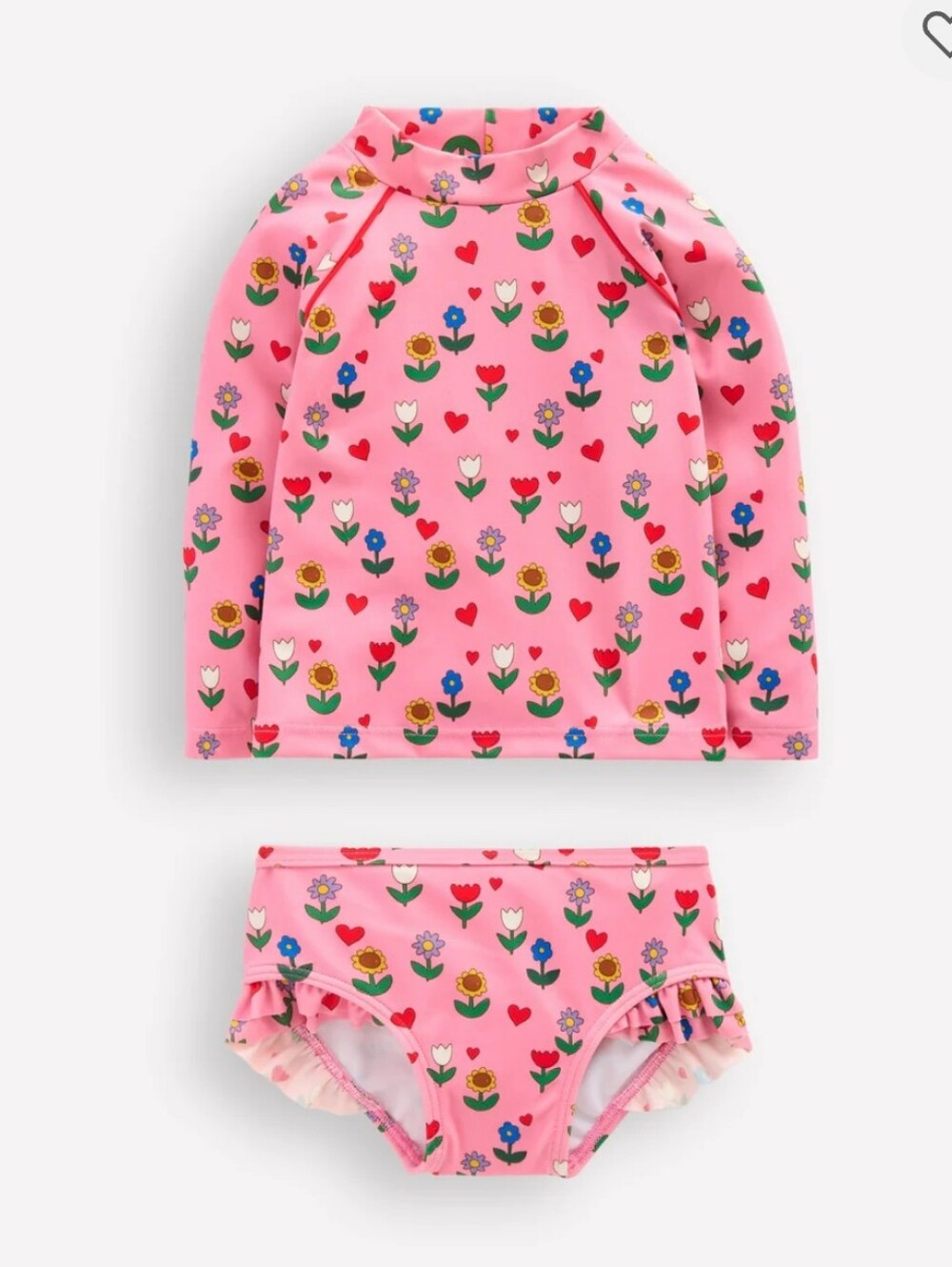 Baby Boden Logo Rash Vest Set